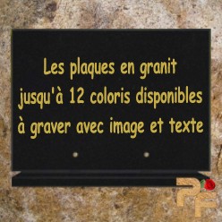Plaque plexiglas ronde ange 32x30cm - France Tombale